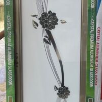 China Double Tempered Aluminium Glass door -100132