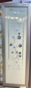China Double Tempered Aluminium Glass door