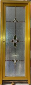 China High Tempered Aluminium Glass door Zara