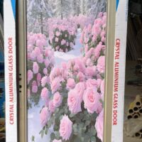 China Double Tempered Aluminium Glass door -100133