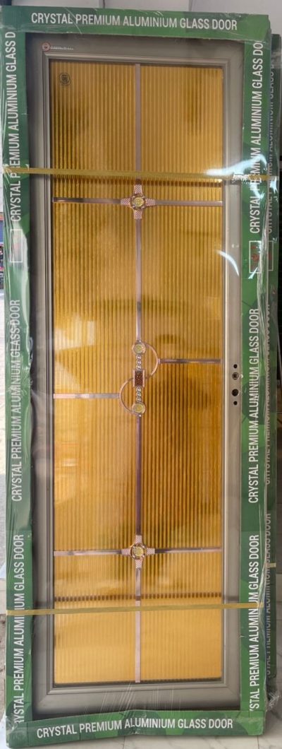 China High Tempered Aluminium Glass door