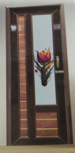 PVC Decorative Glass Door
