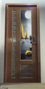 PVC Decorative Glass Door