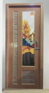 PVC Decorative Glass Door