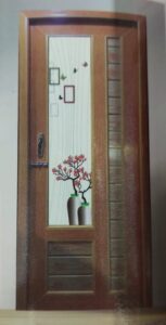 PVC Decorative Glass Door