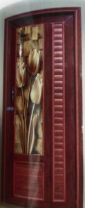 PVC Decorative Glass Door