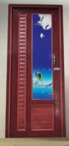 PVC Decorative Glass Door