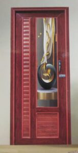 PVC Decorative Glass Door