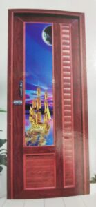 PVC Decorative Glass Door