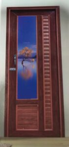 PVC Decorative Glass Door