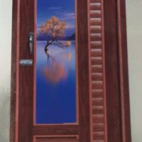 PVC Decorative Glass Door 1018