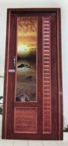 PVC Decorative Glass Door