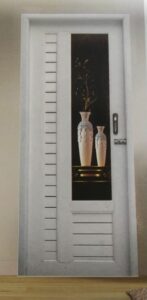 PVC Decorative Glass Door