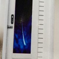 PVC Decorative Glass Door 1026