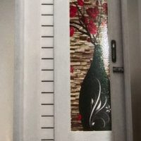 PVC Decorative Glass Door 1030