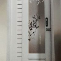 PVC Decorative Glass Door 1031