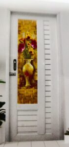 PVC Decorative Glass Door