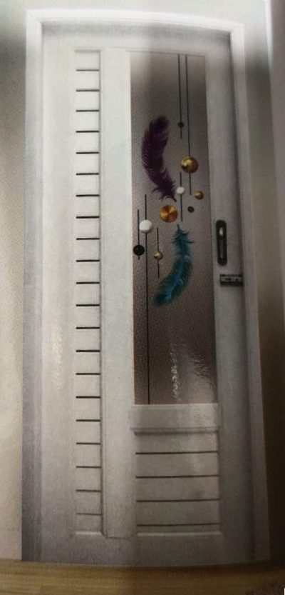 PVC Decorative Glass Door