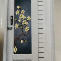 PVC Decorative Glass Door 1039