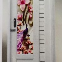 PVC Decorative Glass Door 1043