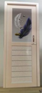 PVC Decorative Glass Door