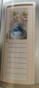PVC Decorative Glass Door