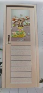 PVC Decorative Glass Door
