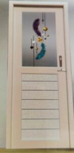 PVC Decorative Glass Door
