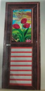 PVC Decorative Glass Door
