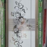 China Double Tempered Aluminium Glass door -100136