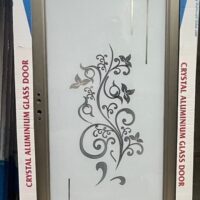 China Double Tempered Aluminium Glass door -100137