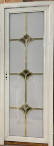 China High Tempered Aluminium Glass door Zara