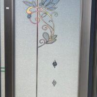 China Double Tempered Aluminium Glass door -100138