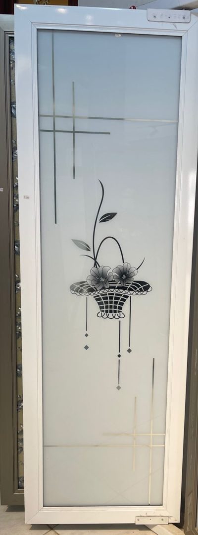 Double Tempered Aluminium Glass door