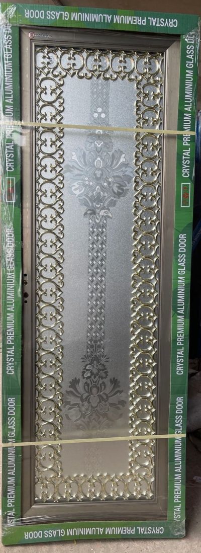 China High Tempered Aluminium Glass door Zara