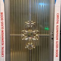 China High Tempered Aluminium Glass door Zara-1040