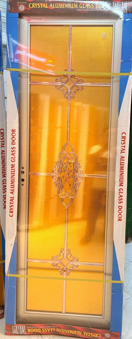 Zara 1043 Aluminium Glass Door – Tempered Glass Door for Homes and Offices by SAFA DOORS