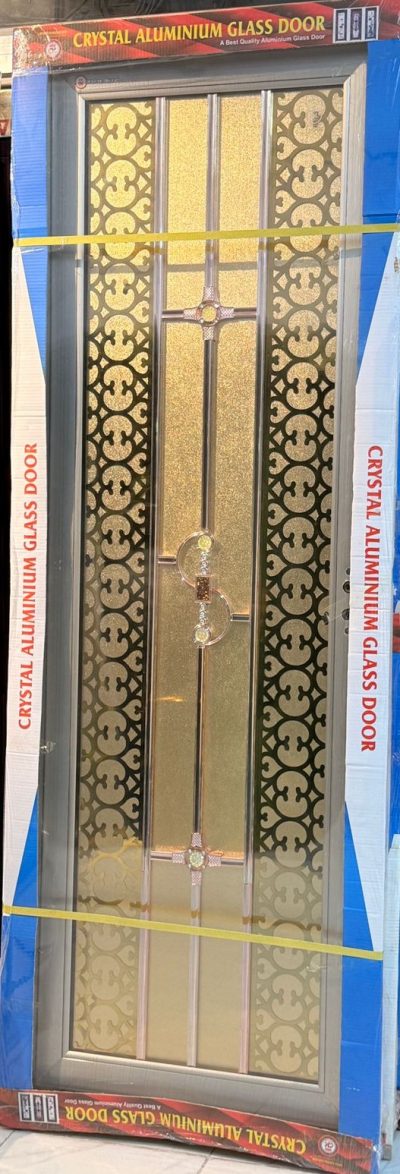 Zara 1050 Aluminium Glass Door – Tempered Glass Door for Office & Home by SAFA DOORS