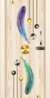 Matador Venus Feather PVC Door