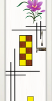 Matador Venus Saffron Flower PVC Door