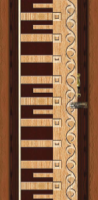 Matador Jupitar Wooden Leaves PVC Door
