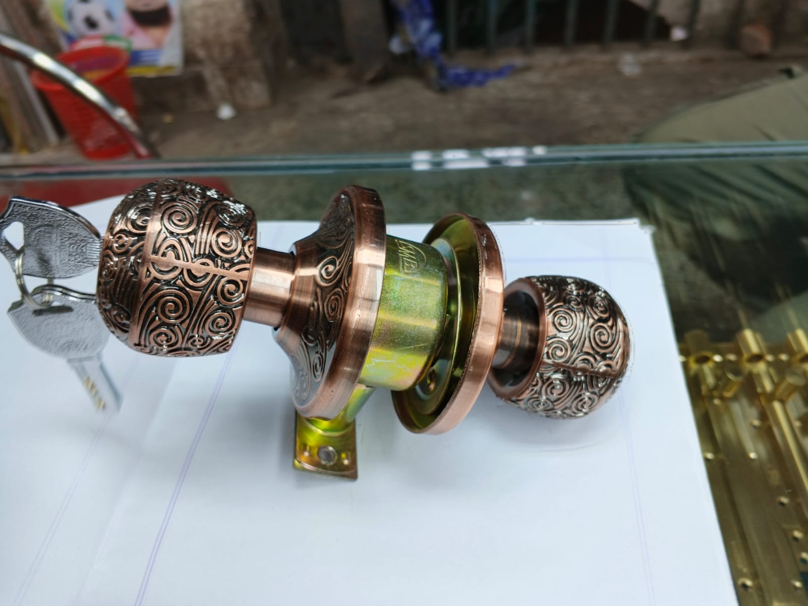 Bedroom Door Lock 02 Metal N1