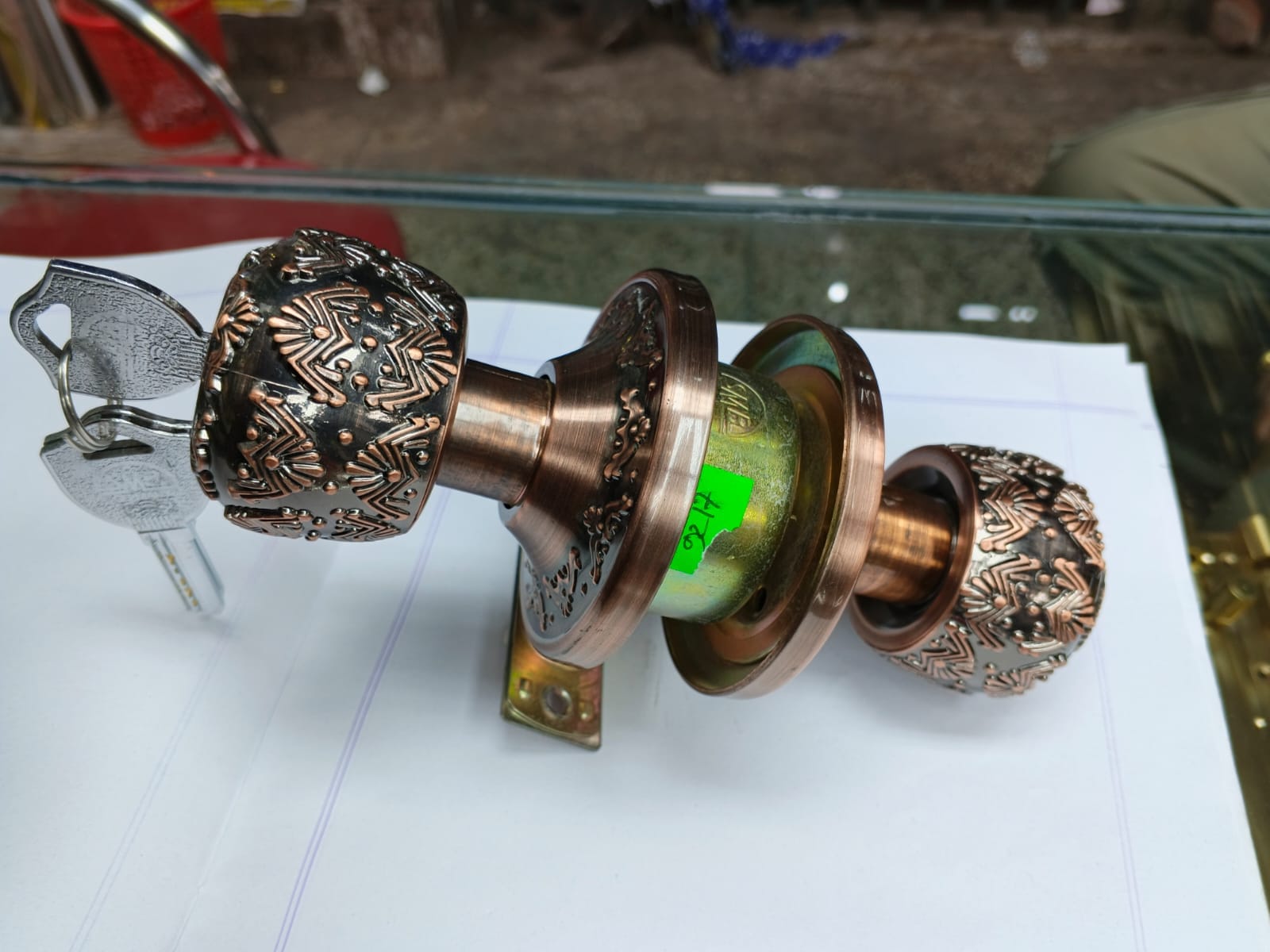 Bedroom Door Lock 02 Metal N2