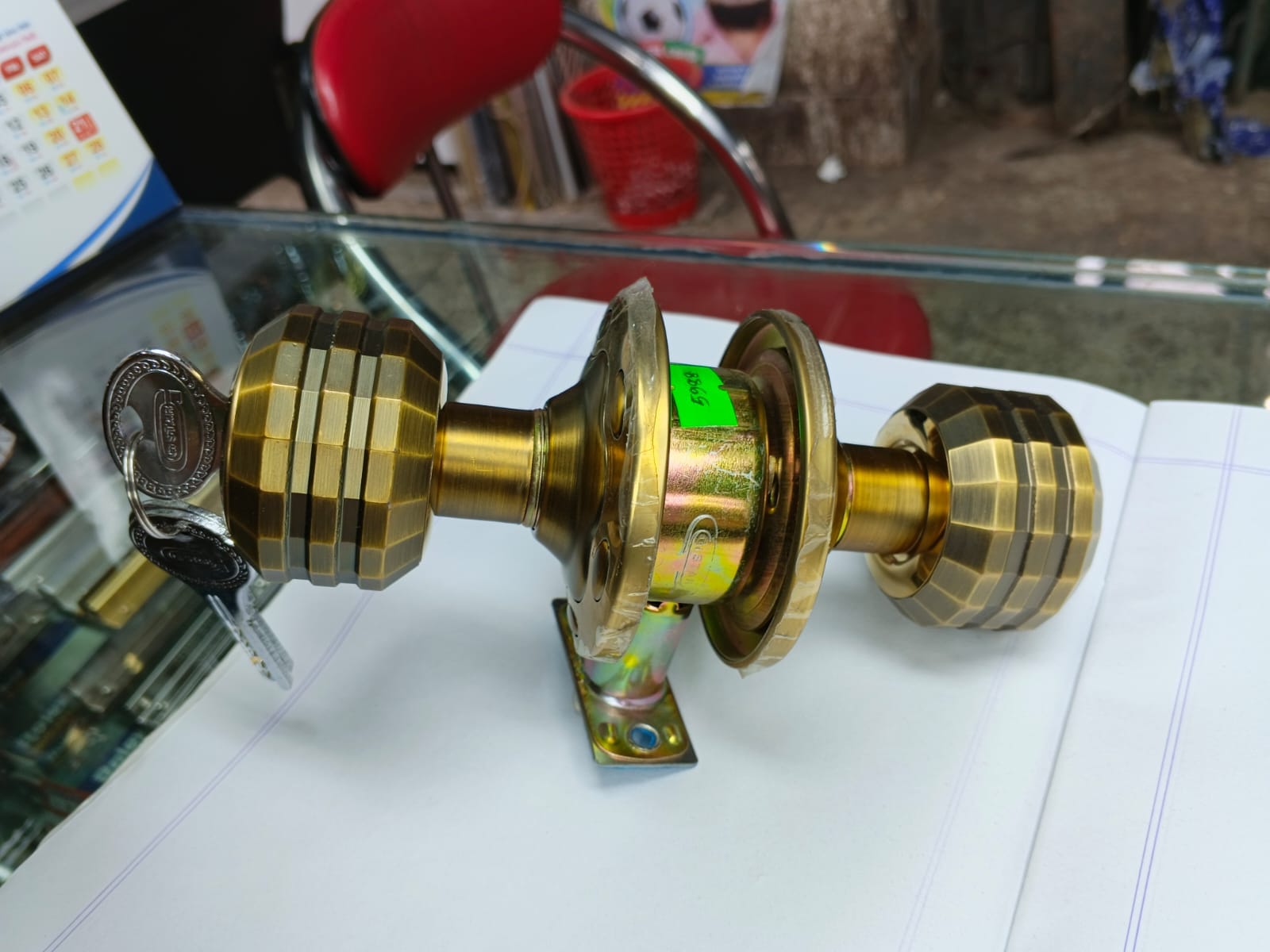 Bedroom Door Lock 03 Golden SN2