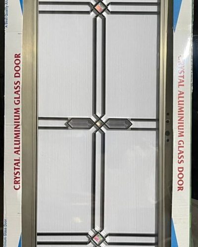 China High Tempered Aluminium Glass door Zara